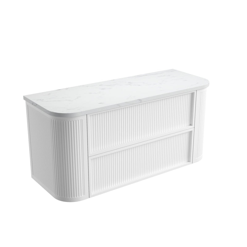 Aulic Ramee Fluted Wall Hung Vanity