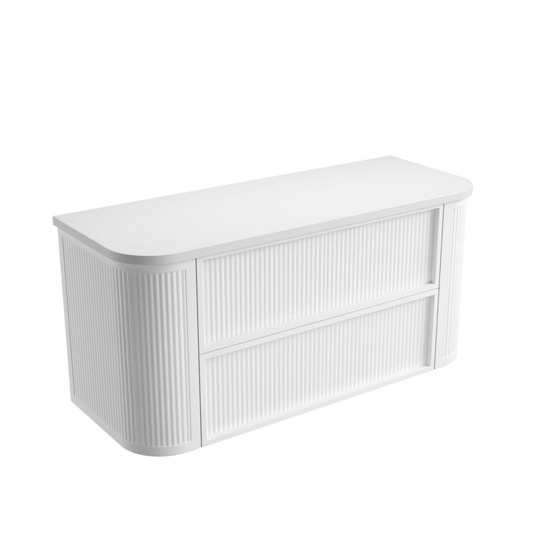 Aulic Ramee Fluted Wall Hung Vanity