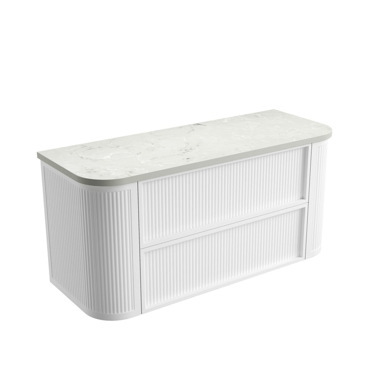 Aulic Ramee Fluted Wall Hung Vanity