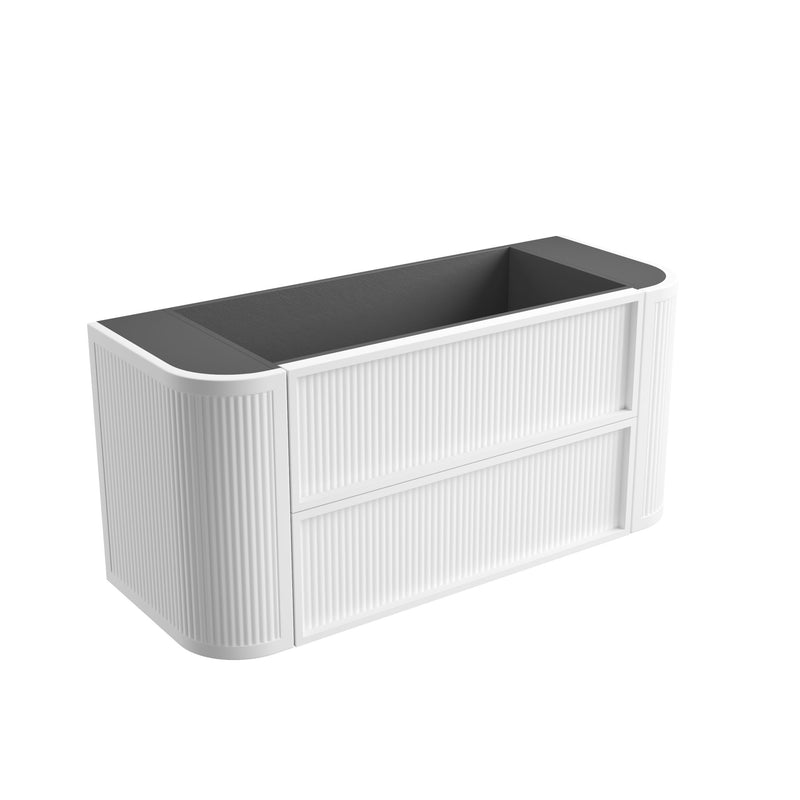Aulic Ramee Fluted Wall Hung Vanity