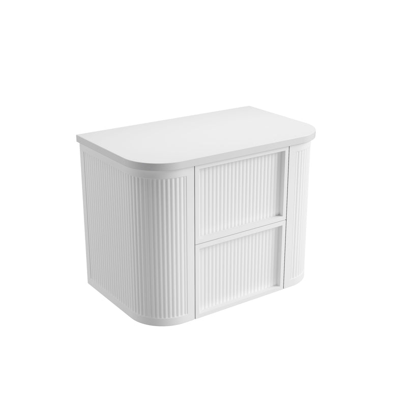 Aulic Ramee Fluted Wall Hung Vanity