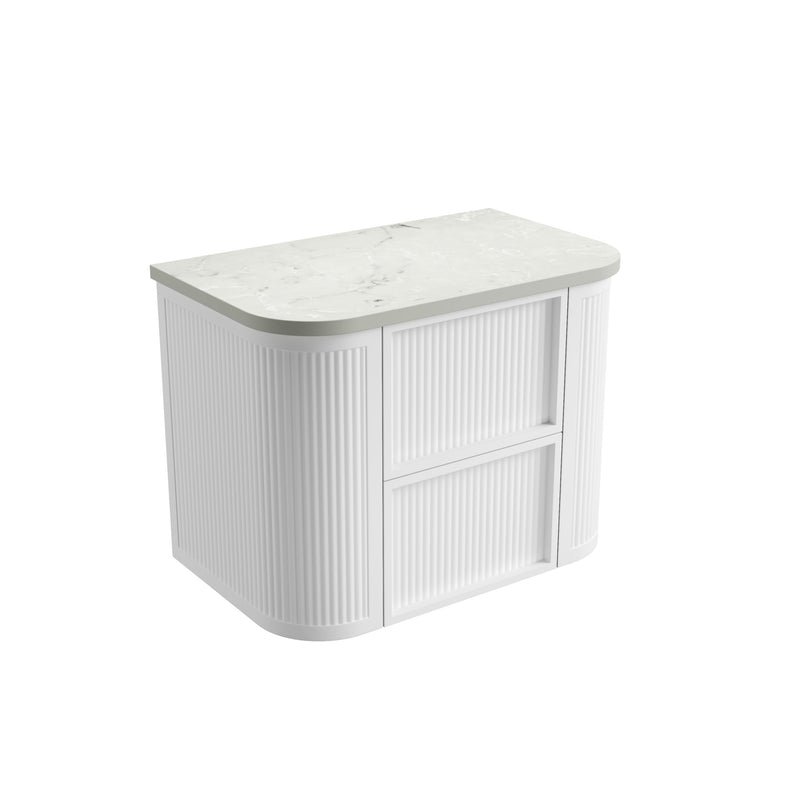 Aulic Ramee Fluted Wall Hung Vanity