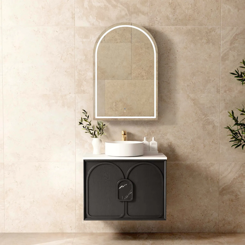 Otti Laguna Mk II Black Oak Wall Hung Vanity