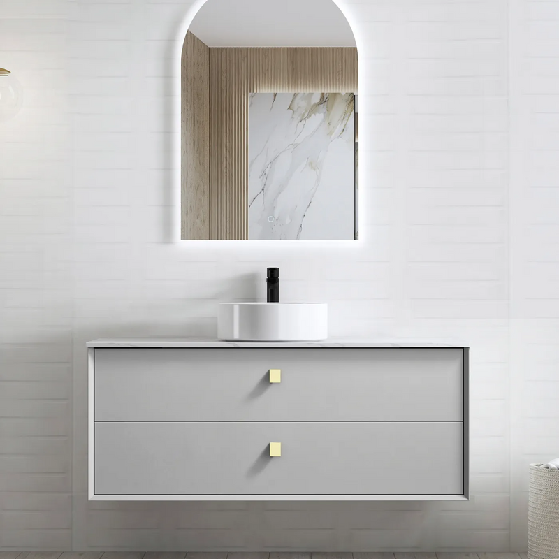 Otti Boston Light Grey Wall Hung Vanity