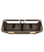 Otti Havana Sable Walnut Fluted Wall Hung Curve Vanity