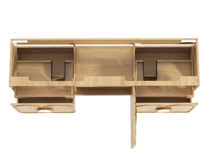 Otti Laguna Mk II Natural Woodland Oak Wall Hung Vanity