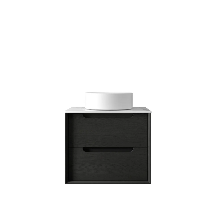 Otti Byron Black Oak Wall Hung Vanity
