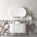 Otti Hampshire Satin White Wall Hung Curve Vanity