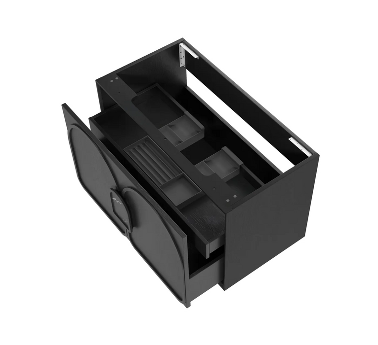 Otti Laguna Mk II Black Oak Wall Hung Vanity