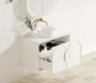 Otti Laguna Mk II Matte White Wall Hung Vanity