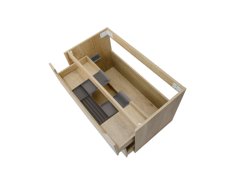 Otti Byron Natural Oak Wall Hung Vanity