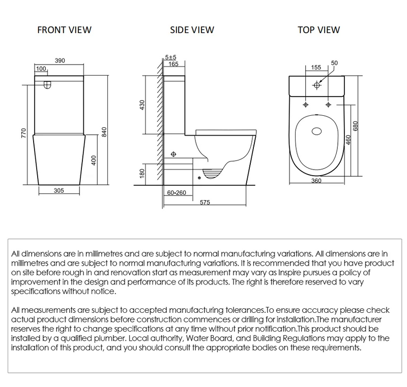 Otti Australia Alzano Rimless Toilet Suite Thick Seat Geberit Cistern