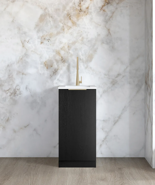 Otti Mini Laundry 430mm Byron/Bondi Oak with Stone Top