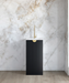 Otti Mini Laundry 430mm Marlo Black with Stone Top