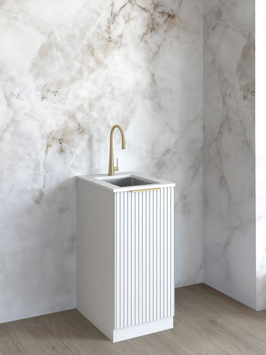 Otti Mini Laundry 430mm Noosa White with Stone Top