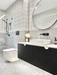 Otti Marlo Matte Black Wall Hung Vanity
