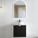 Otti Marlo Matte Black Wall Hung Vanity