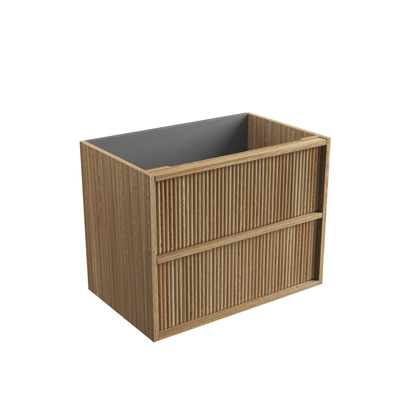 Aulic Venetta Fluted Framed Wall Hung Vanity
