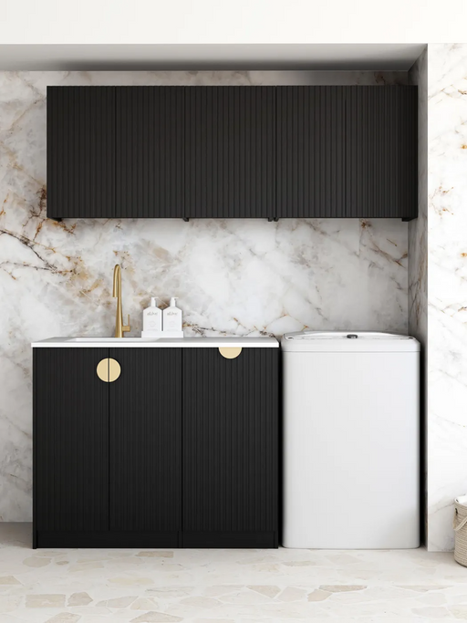 Otti Laundry Kit 1715 Marlo Black with Stone Top