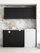 Otti Laundry Kit 1715 Marlo Black with Stone Top
