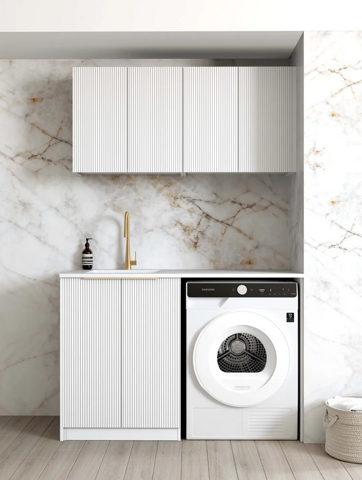 Otti Laundry Kit 1305 Bondi White with Stone Top