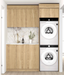 Otti Laundry Kit 1715 Byron/Bondi Oak with Stoen Top