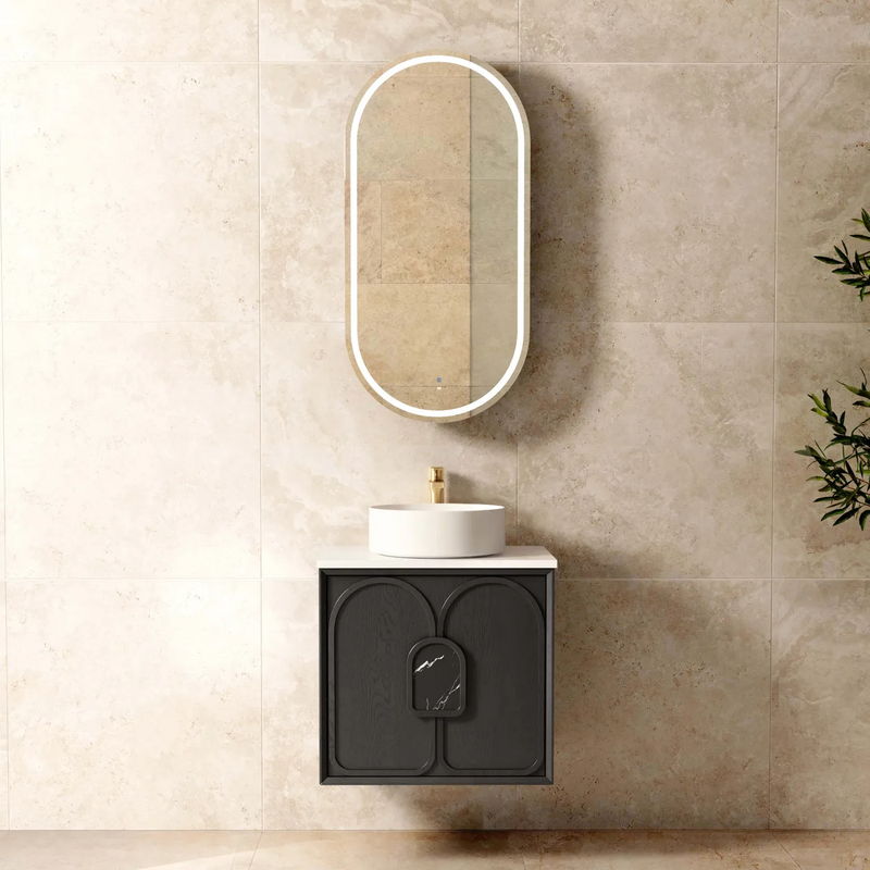 Otti Laguna Mk II Black Oak Wall Hung Vanity