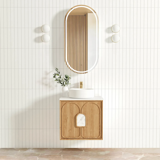 Otti Laguna Mk II Natural Woodland Oak Wall Hung Vanity