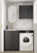 Otti Laundry Kit 1305 Byron/Bondi with Stone Top