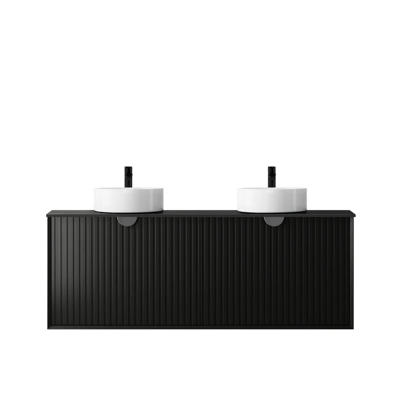 Otti Marlo Matte Black Wall Hung Vanity