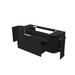 Otti Hampshire Satin Black Wall Hung Curve Vanity