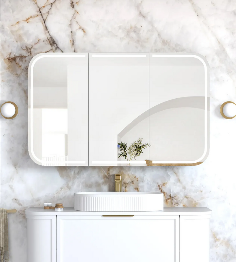 Otti LED Newport White Shaving Cabinet Premium Edition