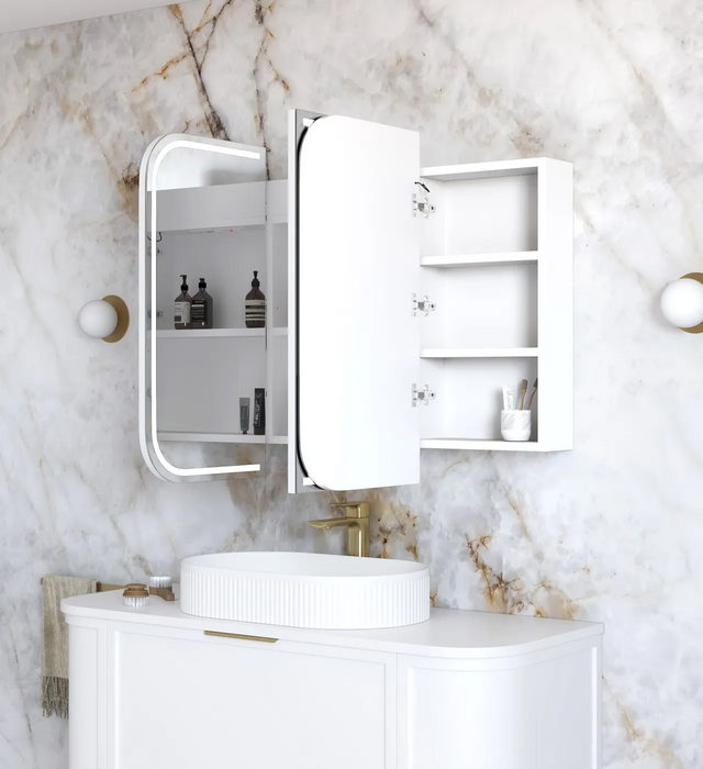 Otti LED Newport White Shaving Cabinet Premium Edition