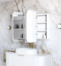 Otti LED Newport White Shaving Cabinet Premium Edition