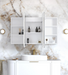 Otti LED Newport White Shaving Cabinet Premium Edition