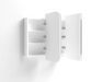 Otti LED Newport White Shaving Cabinet Premium Edition