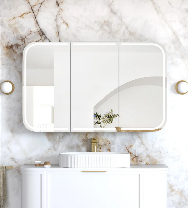 Otti LED Newport White Shaving Cabinet Premium Edition