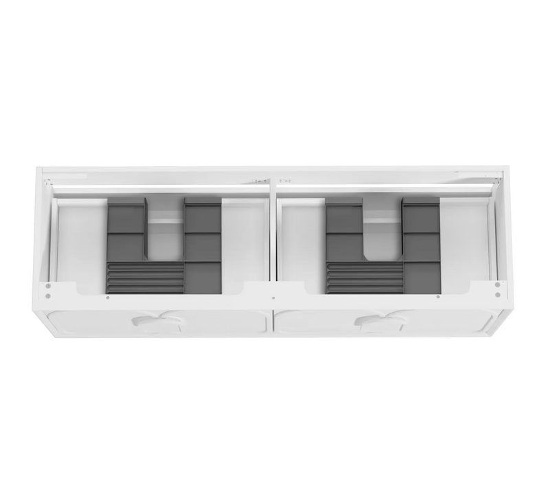Otti Laguna Mk II Matte White Wall Hung Vanity