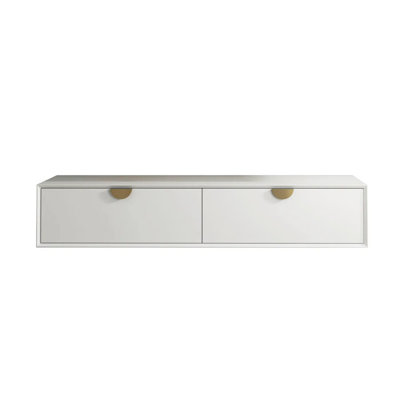 Otti Moonlight White Wall Hung Cabinet