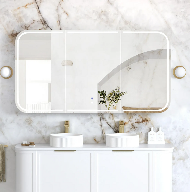 Otti LED Newport White Shaving Cabinet Premium Edition