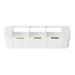 Otti Hampshire Satin White Wall Hung Curve Vanity