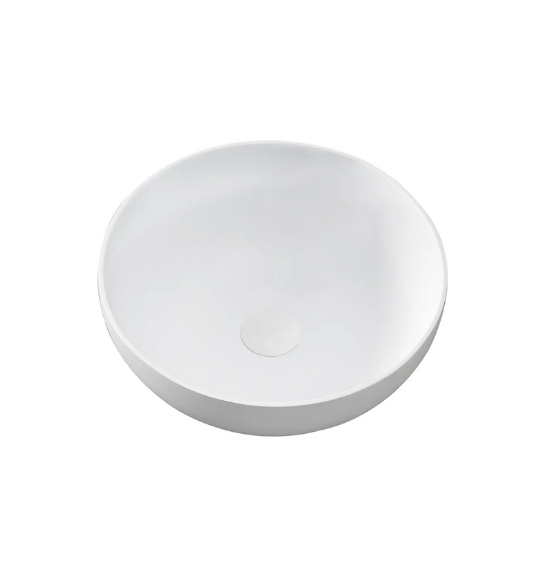 Otti London Solid Surface 390x390x145 Matte White Basin NF
