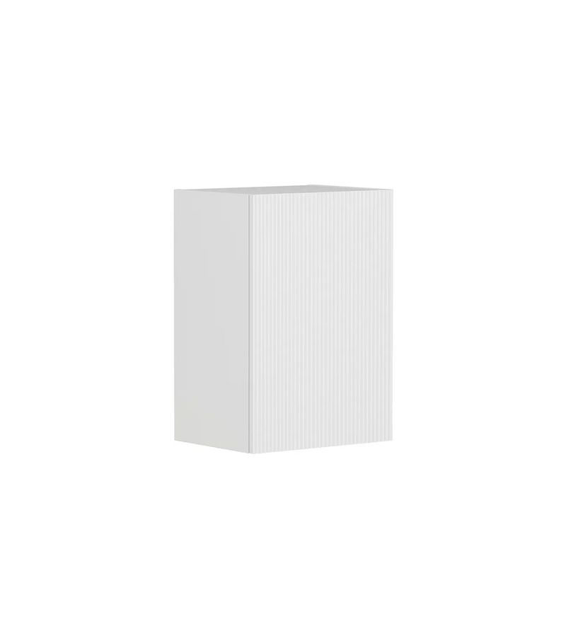 Otti Bondi Laundry Fluted White Wall Cabinet