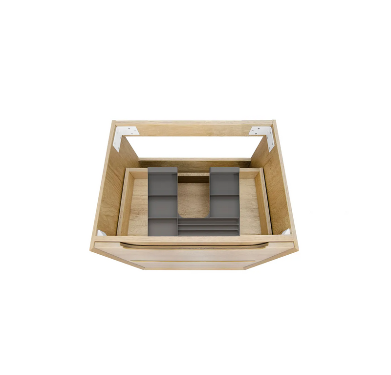 Otti Byron Natural Oak Wall Hung Vanity