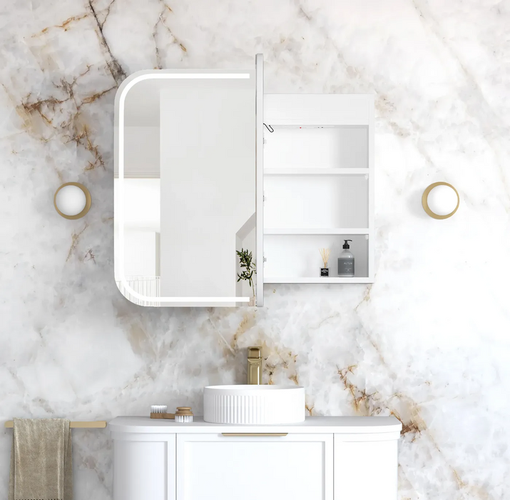Otti LED Newport White Shaving Cabinet Premium Edition