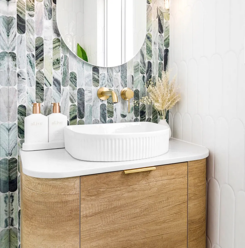 Otti Archie 415x365x100 Fluted Basin