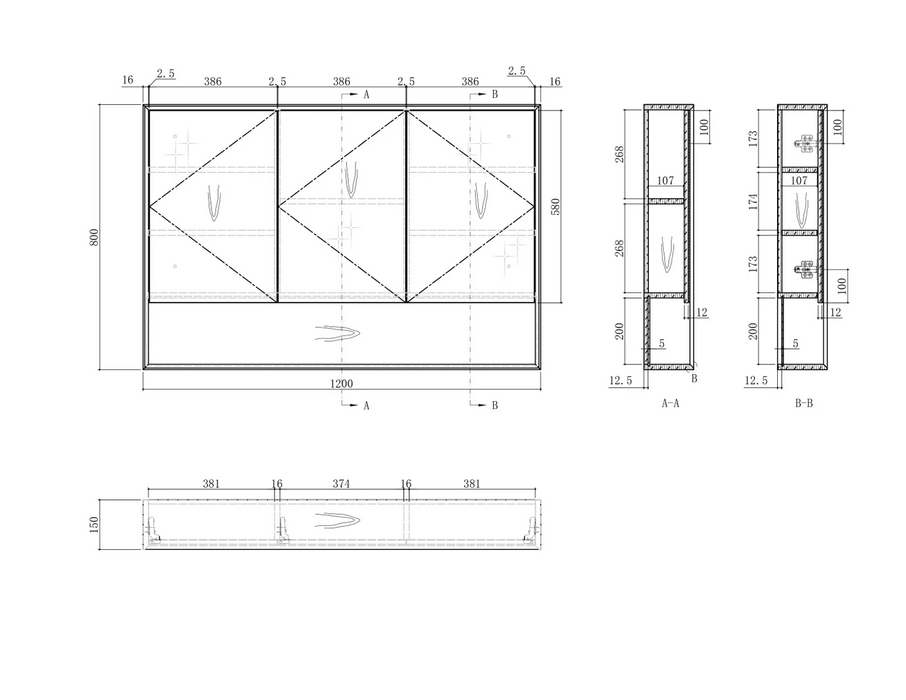 Otti Byron Shaving Cabinet