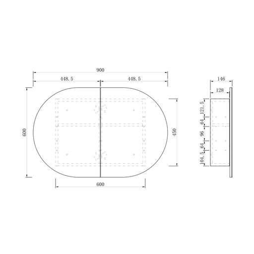 Otti Bondi Shaving Cabinet