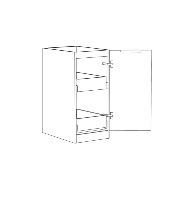 Otti Byron/Bondi Laundry 415 Cabinet with internal Drawer