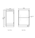 Otti Byron/Bondi Laundry Oak Base Cabinet